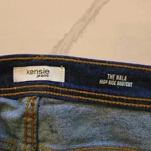 Kensie The Nala High Rise Boot Cut Indigo Wash Jeans Size 6 - Picture 7 of 12